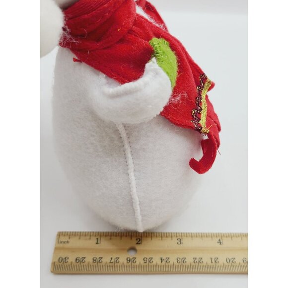 Annalee Christmas Delights Duo Snowman Couple Plush Decor 2012 Collection 7" - Picture 8 of 9